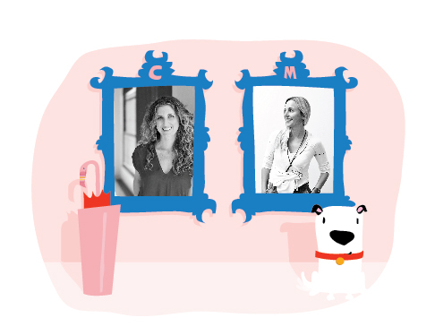 Christine Peck & Meghan DeRoma framed! 