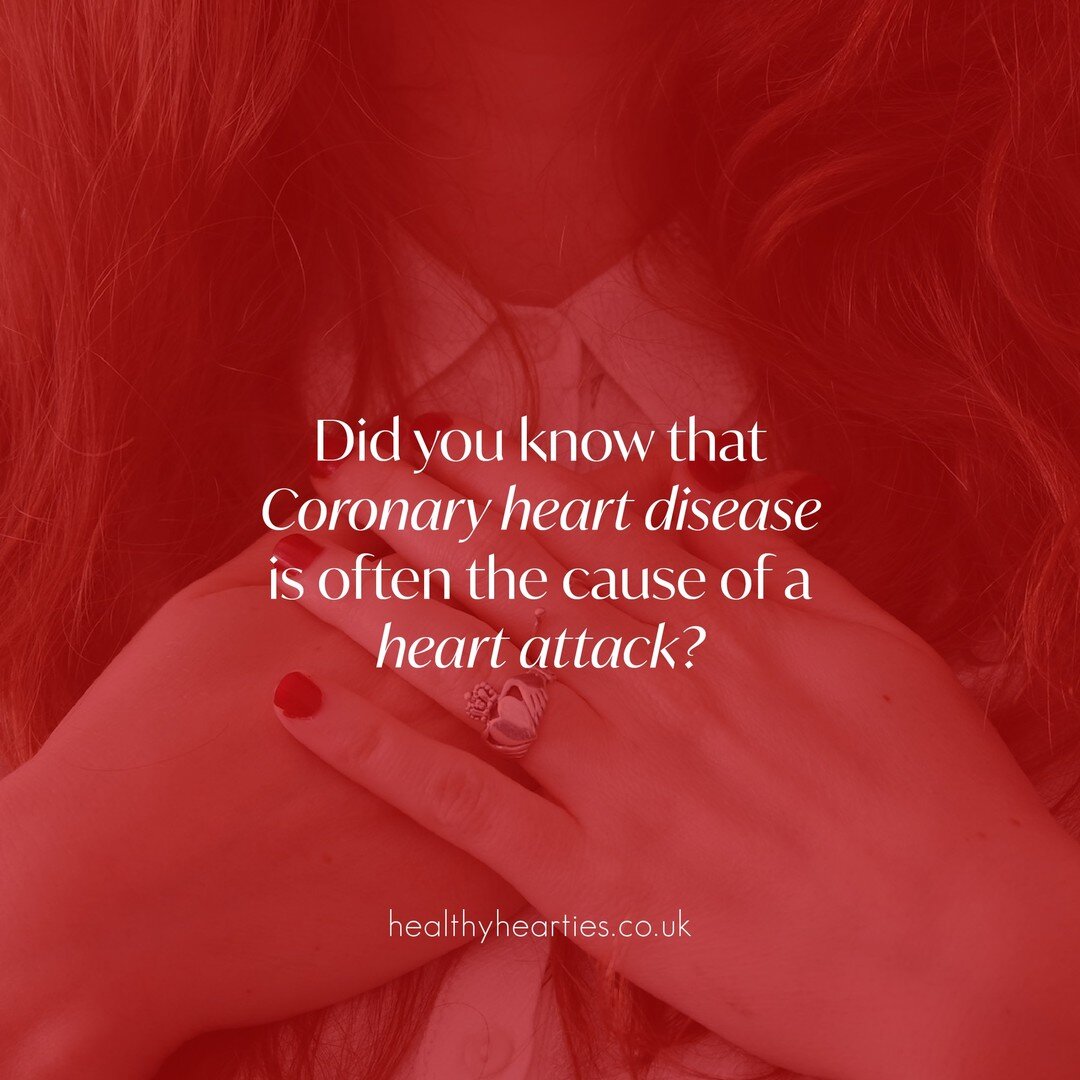 Did you know that coronary heart disease is often the cause of a heart attack?🫀

Coronary heart disease or coronary artery disease is when fatty plaque builds up inside walls of the coronary arteries. Over many years this plaque gets thicker and har