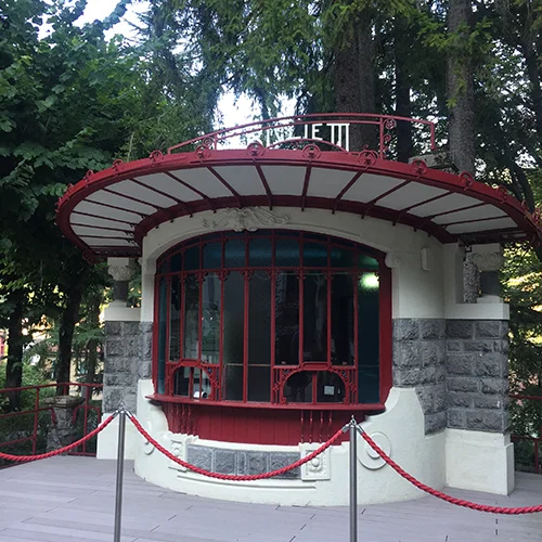 Billetkontor i Art Nouveau-stil