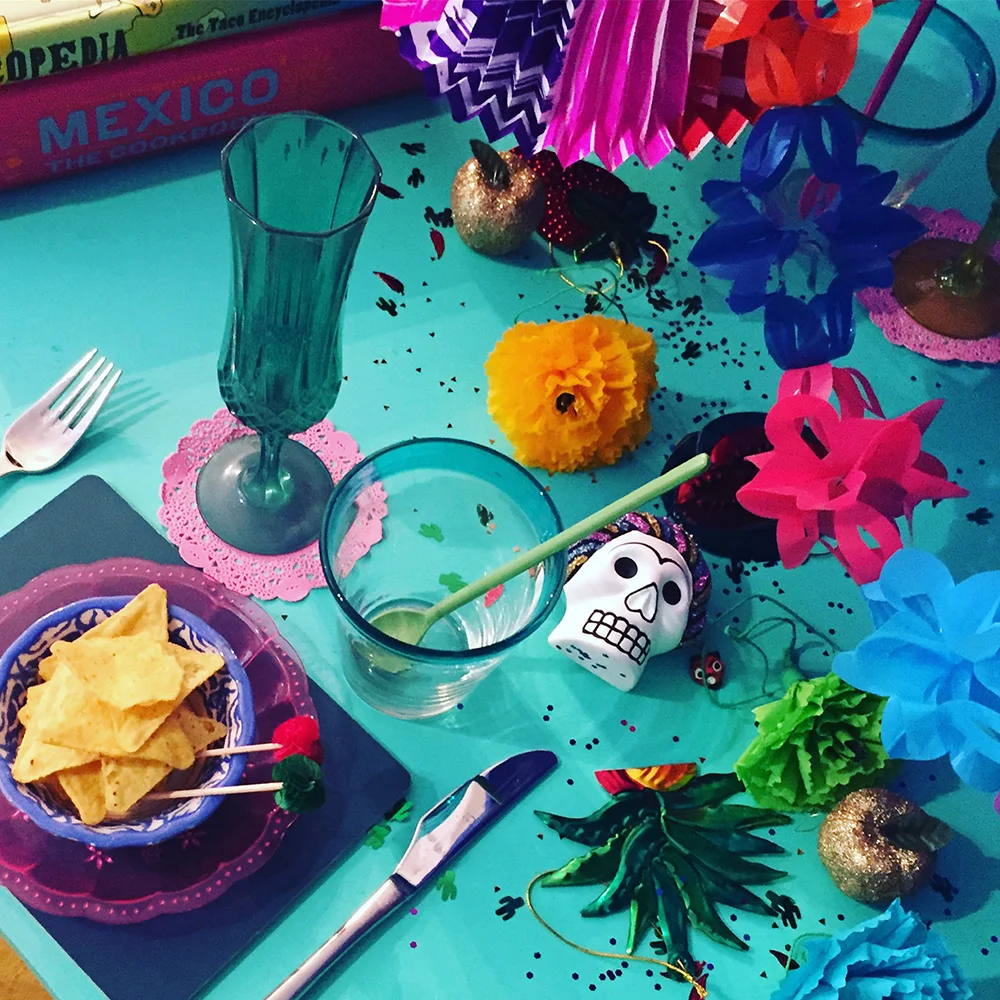 Mexi-inspireret nytårsbord