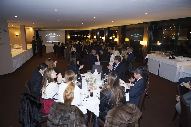 Franck Muller and Notz Stucki organize a Luxury Fund dinner