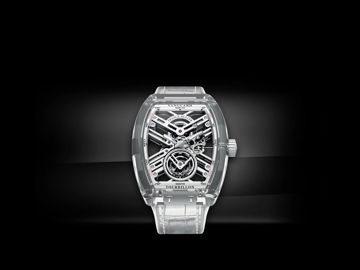 The New Vanguard Skeleton Sapphire - Franck Muller