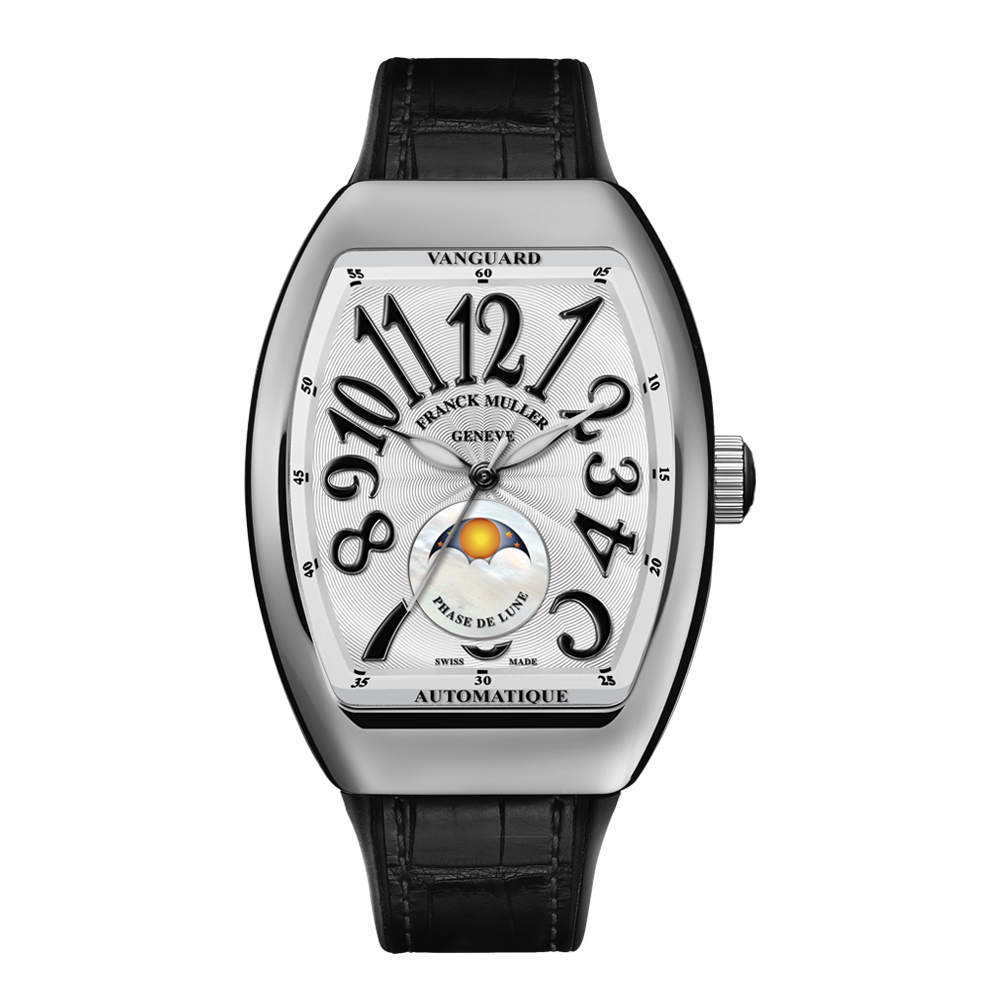 Franck Muller Vanguard Crazy Hours Black Dial Men's Watch - V45 CH TT BR OR