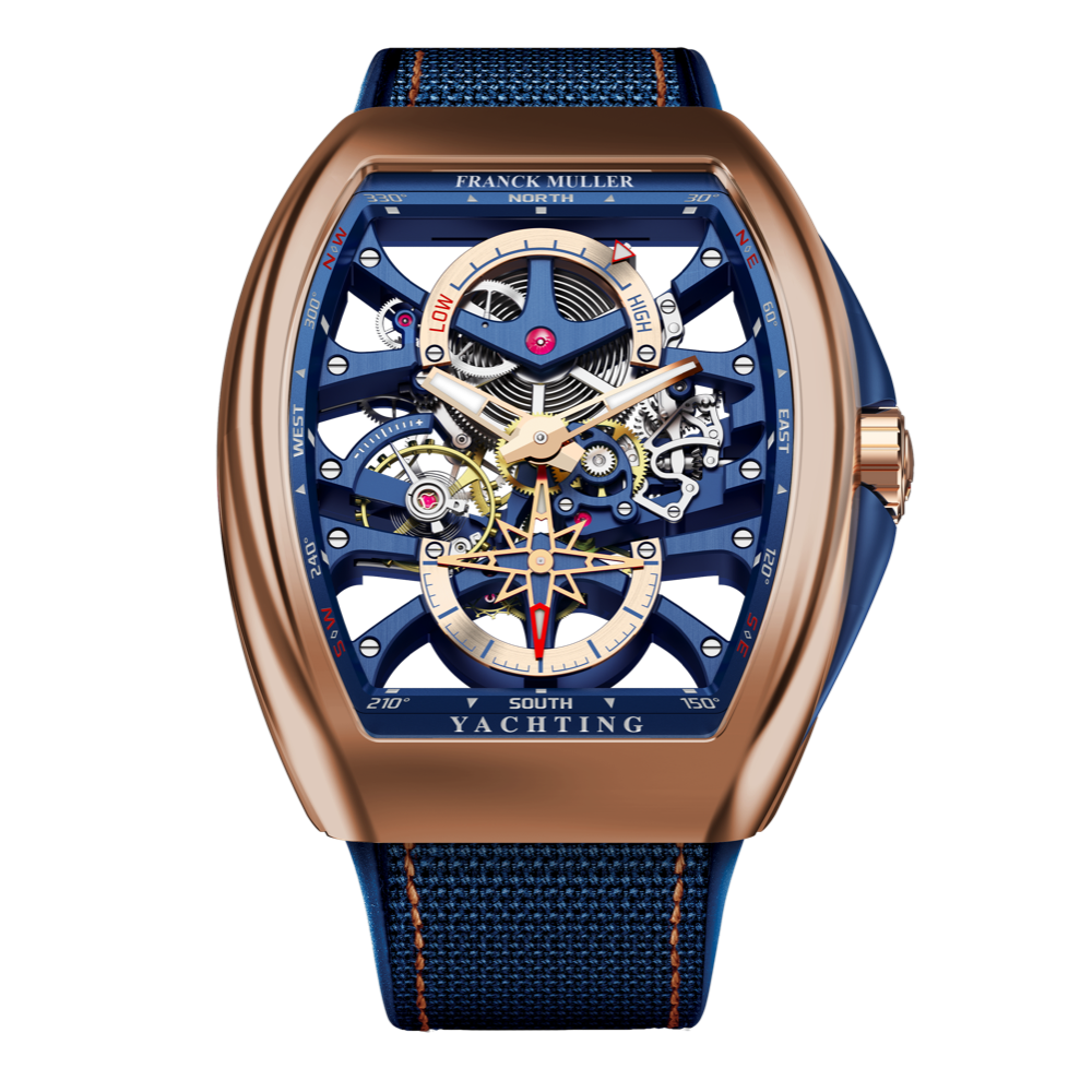 Franck muller vanguard yachting 2025 anchor skeleton