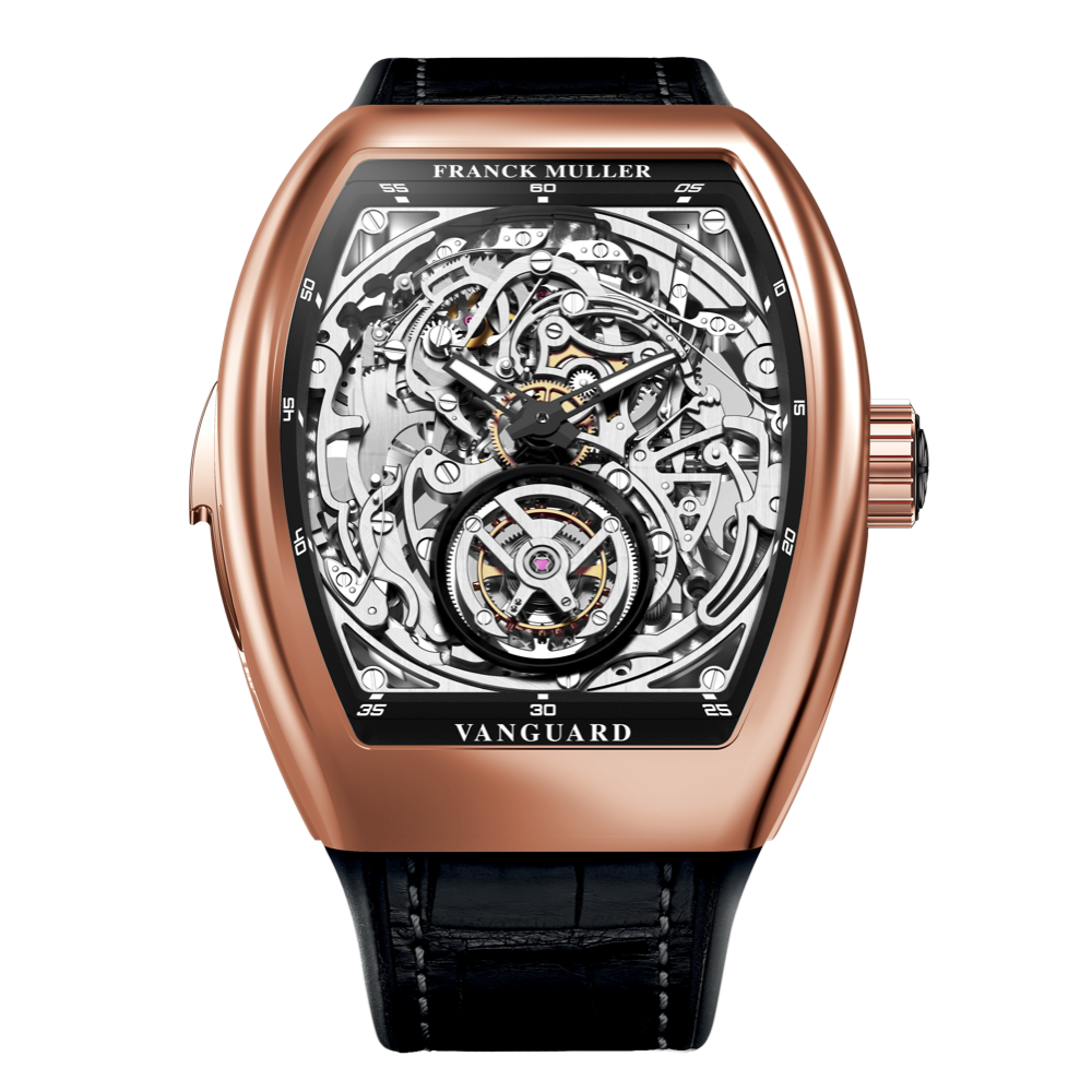 Franck muller vanguard tourbillon skeleton best sale