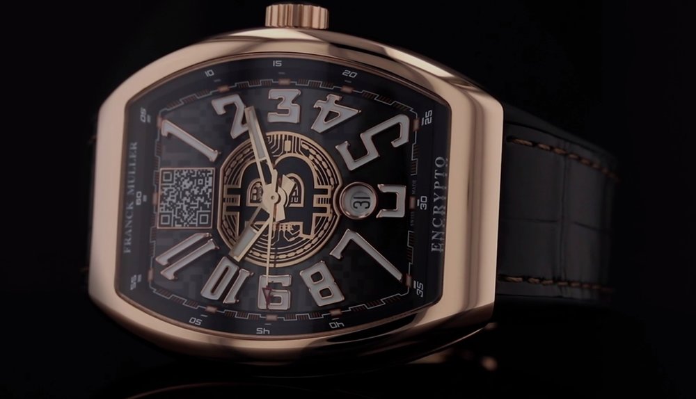 Encrypto, l'orologio di lusso di Franck Muller con un Wallet Bitcoin integrato
