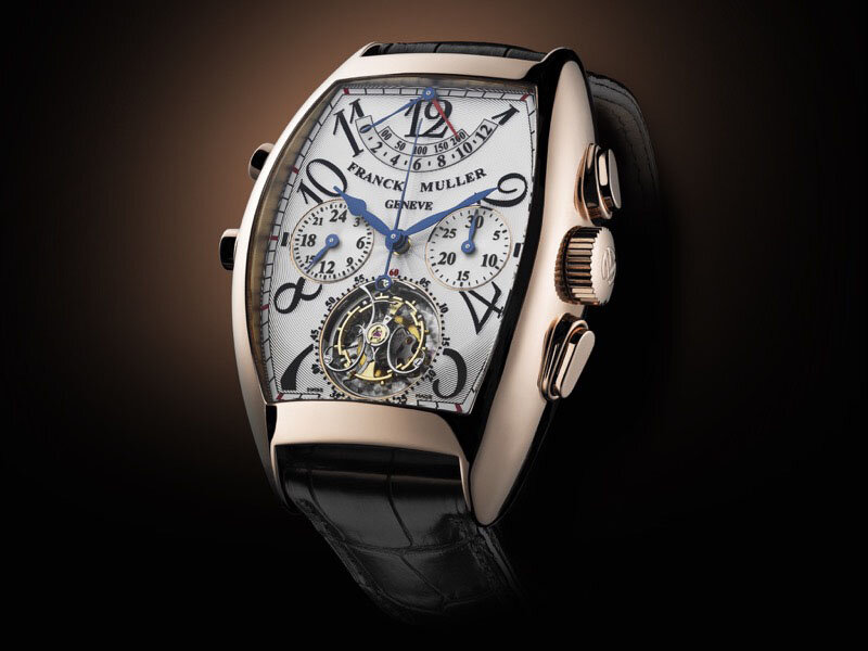 Franck Muller 1100 dsr n. 155 white gold 18 kt