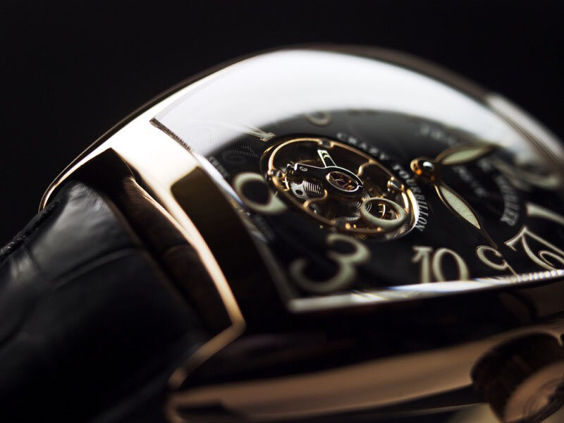 Franck Muller Franck Muller Tonokervex Relief 1750SCATFORELCD1RLTD 5N Domestic Genuine K18PG Limited Women's Watch Automatic Black