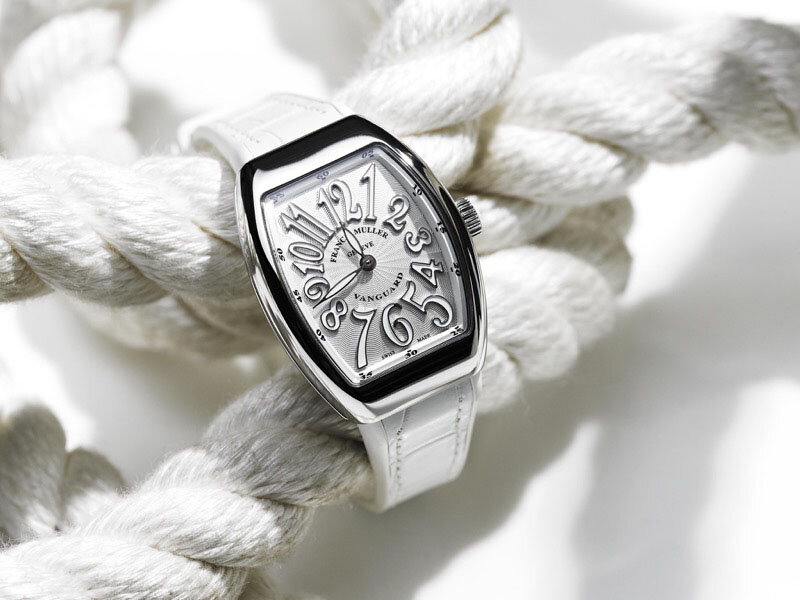 Franck Muller Franck Muller Crazy Hours 5850CH K18YG Solid Diamond Men's Watch Self-Winding Silver