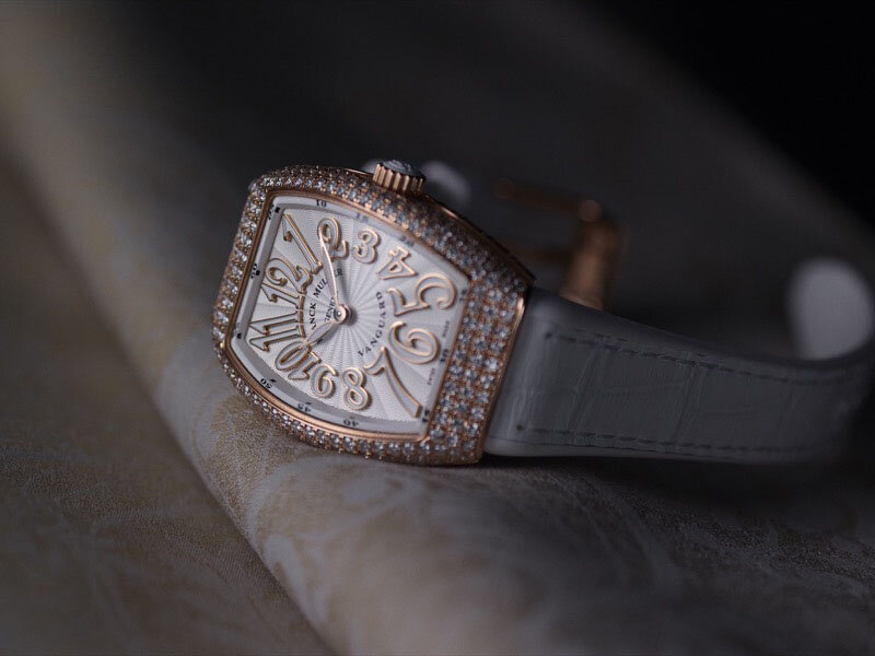 Franck Muller Master Banker 5ct Diamonds