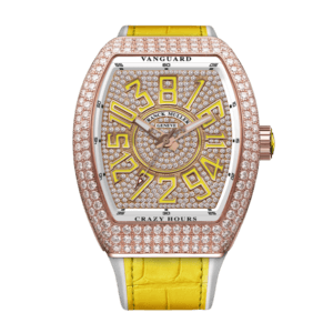 Franck Muller Crazy Hours Diamond Studded Watch 2024 www.alhudapk