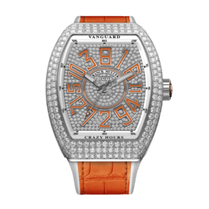 Franck muller yellow crazy hours sale
