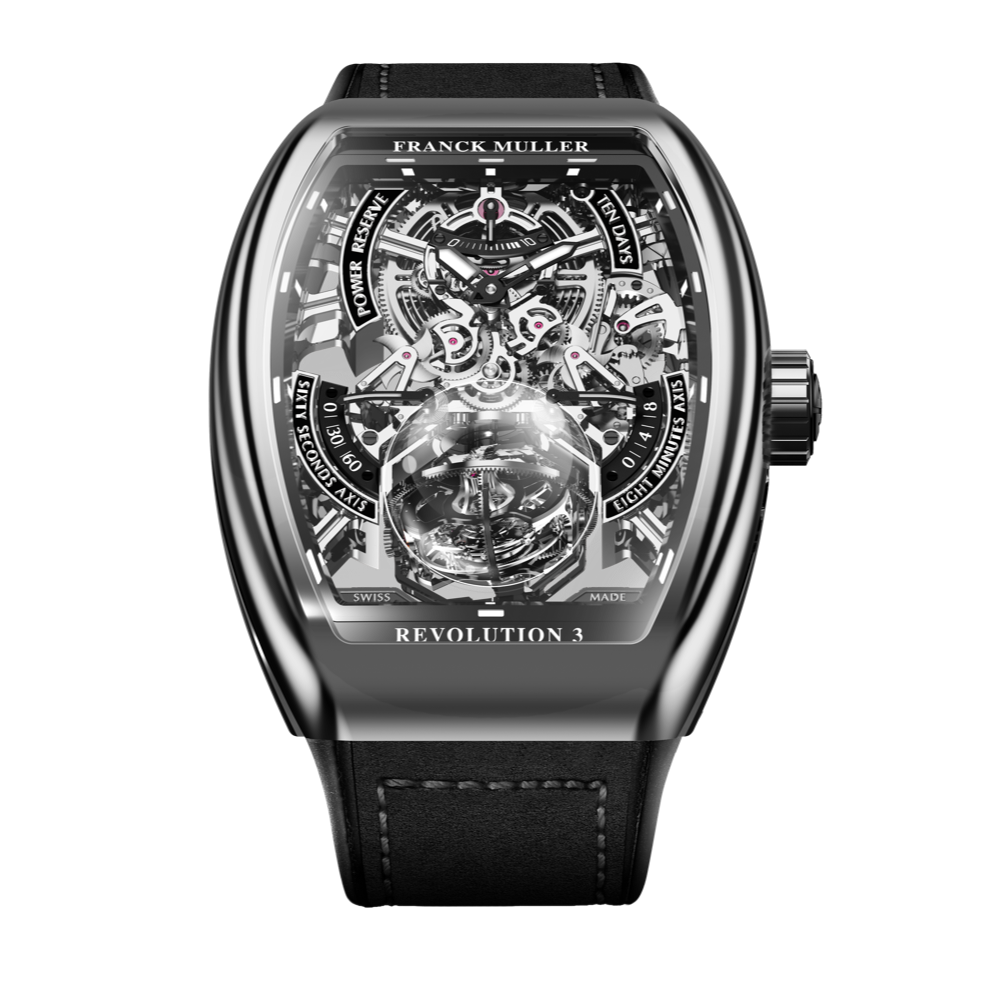 Franck Muller Cintree Curvex Automatic Date Steel Men's Watch Ref. 9880 SC DT