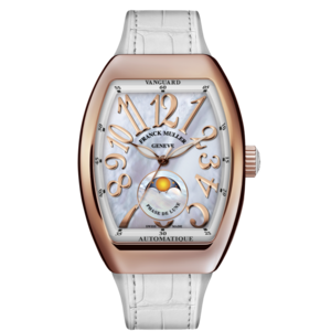 ★FOCE★ 30mm Women's Sun & Moon l Watch FM7602LMWRG The Vanguard Lady Moonphase - Franck Muller