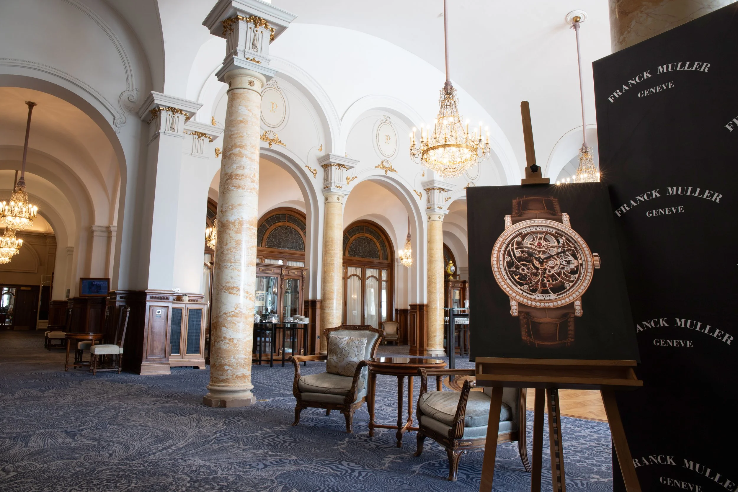 Franck Muller celebrates the Swiss Riviera at the Fairmont Le Montreux Palace