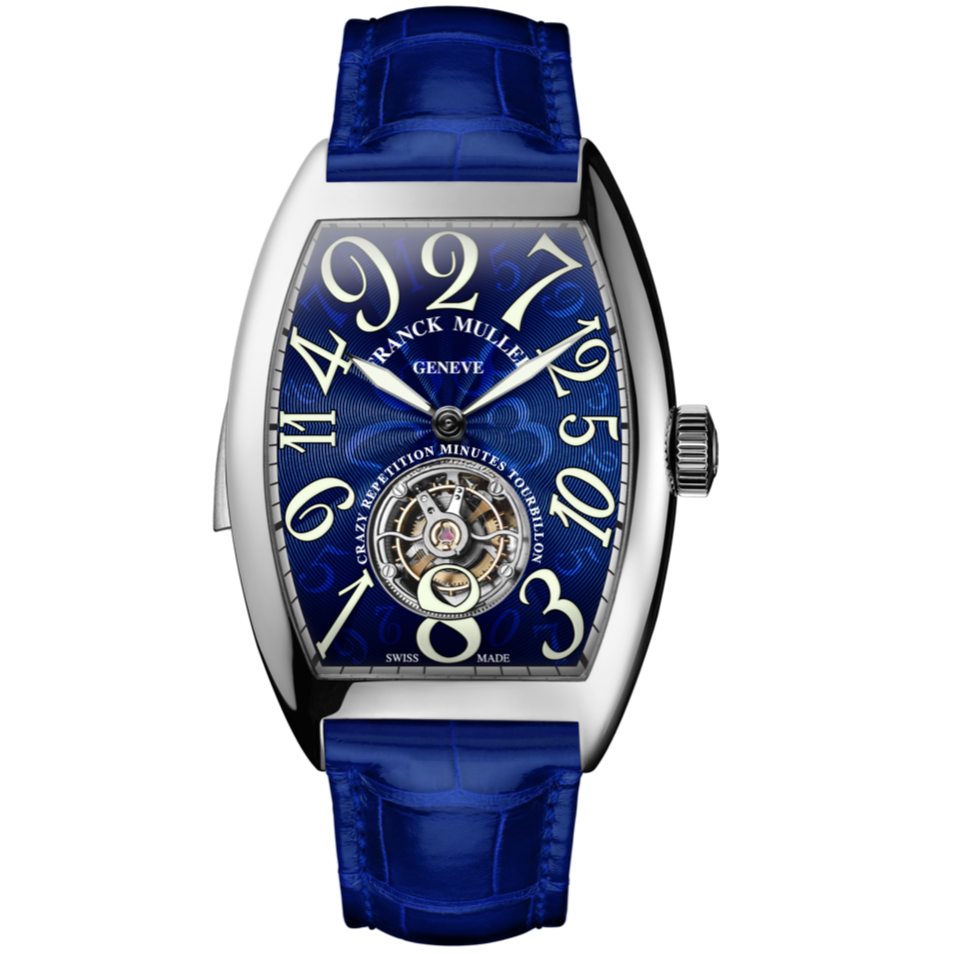 Cintrée Curvex Crazy Hours Répétition Minutes Tourbillon - Franck