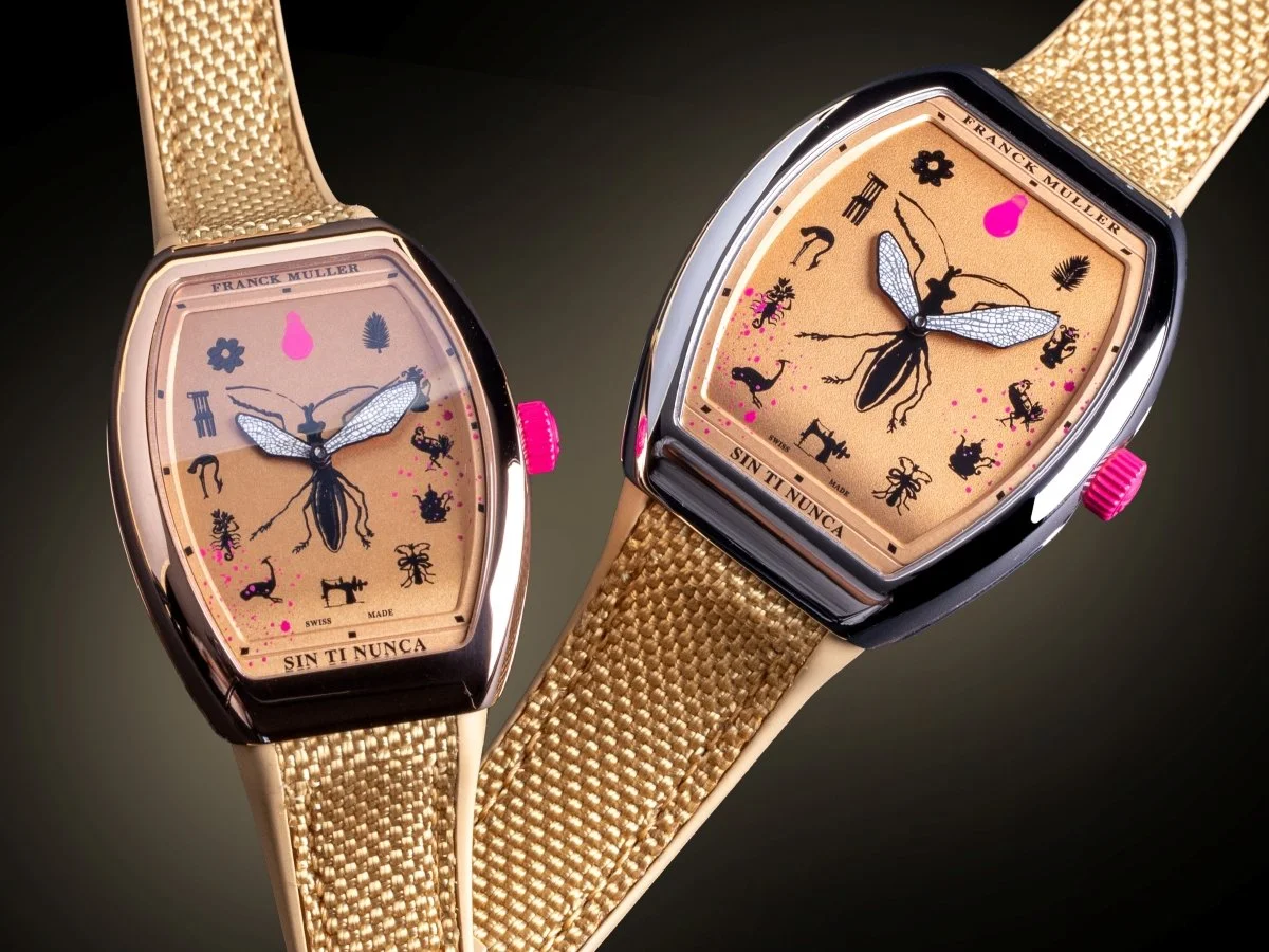 Franck Muller Vanguard Slim Amador Montes official campaign view