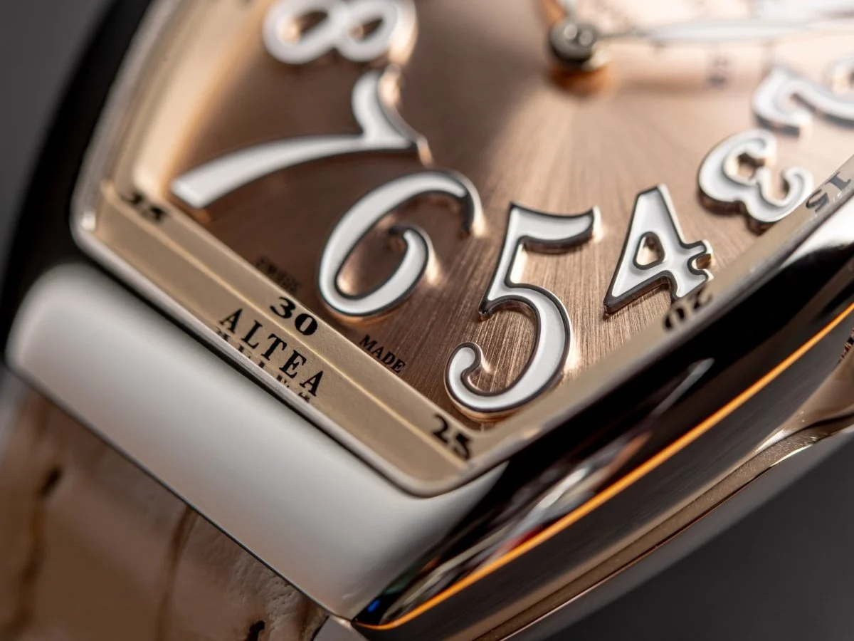 Franck Muller Vanguard Altea blue version on wrist