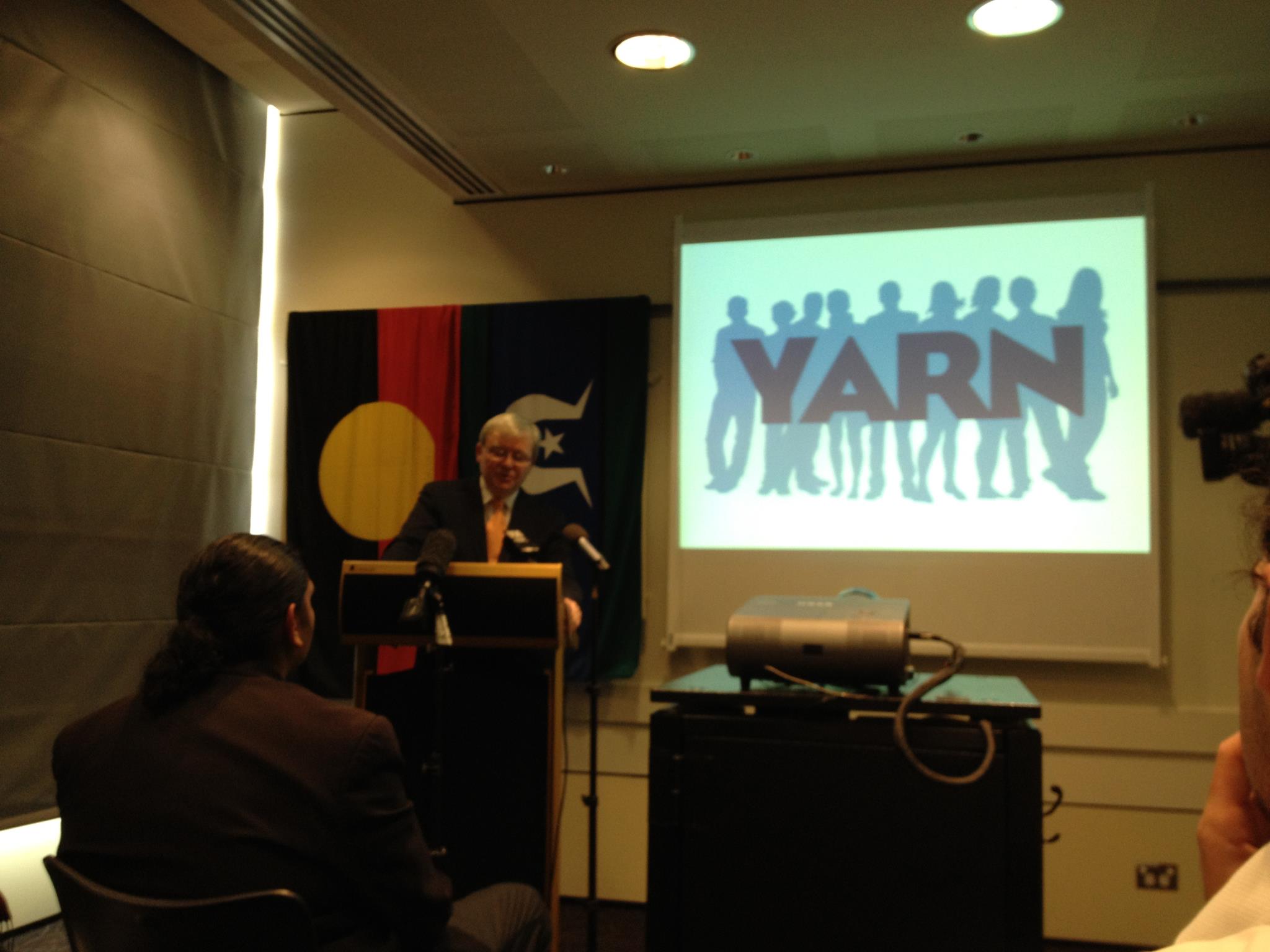 2012 NAIDOC WEEK YARN Launched as a National Program by our first Patron the Former Prime Minister The Hon. Kevin Rudd.