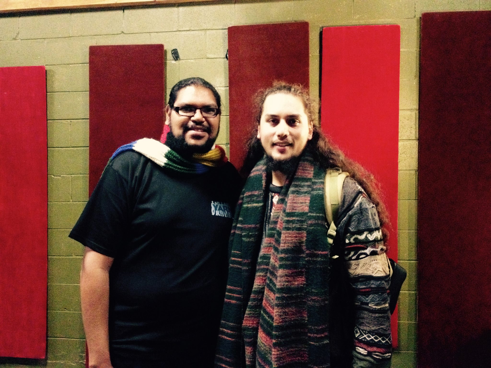 2015 YARN Founder and Kalh Wallis from the Medics after the Sixty Thousand Launch in Redfern