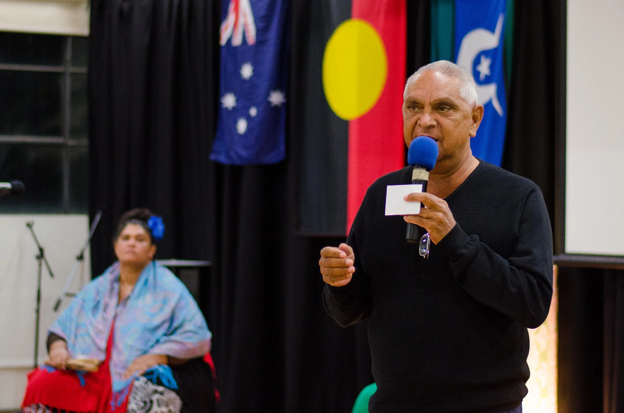 June 3rd Mabo Day at Redfern Community Centre: Welcome to Country by Uncle Raymond Davison from the Metropolitan Local Aboriginal Land Council
