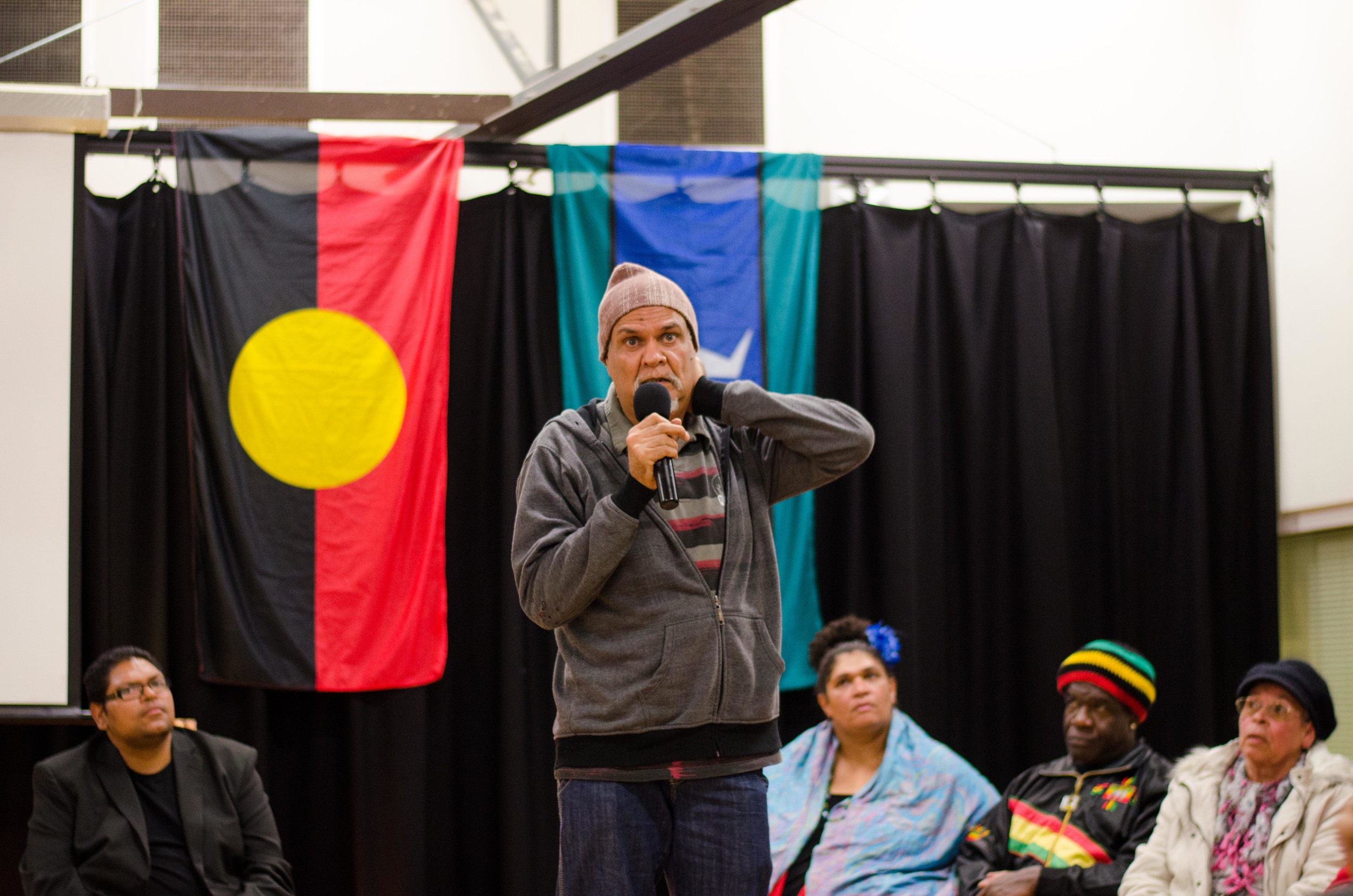 June 3rd Mabo Day at Redfern Community Centre: Wilo sharing his story