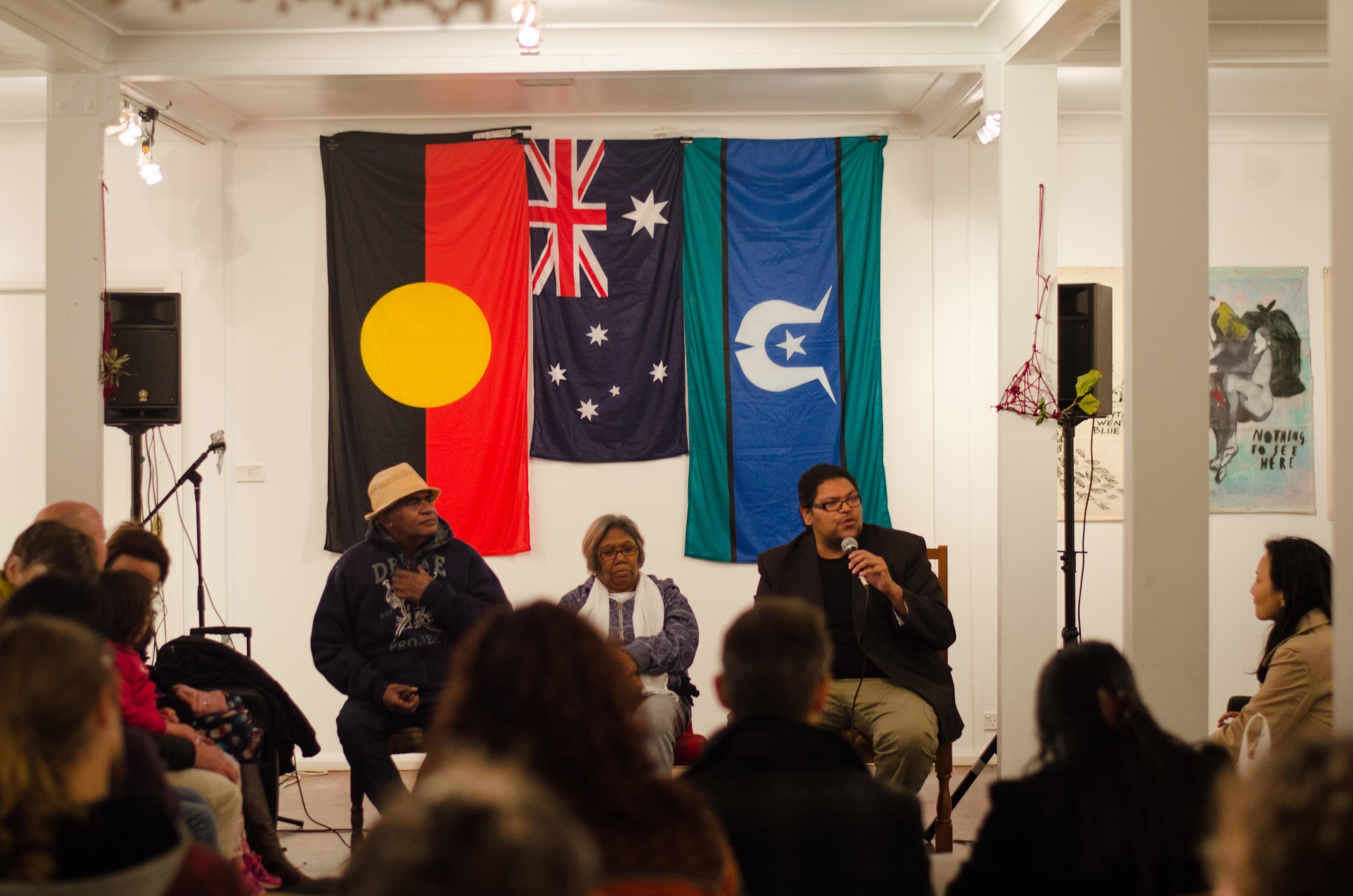 June 2016 Saturday 25th Sydney Latino Festival in Marrickville: Guest Speakers by Uncle Graham Mooney & Aunty Linda Jackon