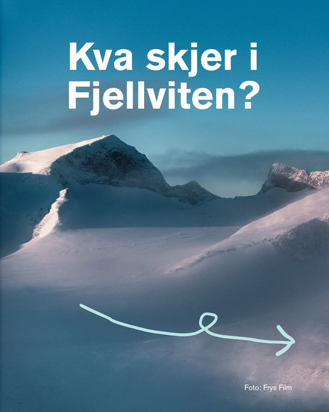 Kva skjer i Fjellviten?🔎

🎯 I prosjekt Fjellviten skal vi formidle og overf&oslash;re kunnskap om klima og natur i endring i h&oslash;gfjellet gjennom digitalisering av klimaovervaking og ny formidlingsteknologi.

🙂 Prosjektet best&aring;r av ei t