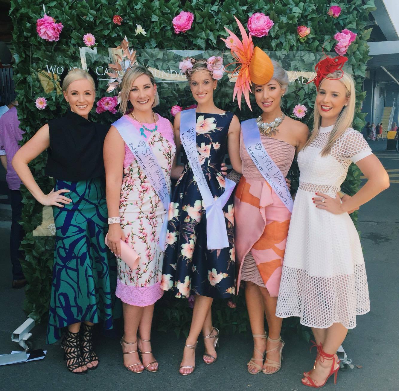 Pictured here with judges and winners! L- R Laura Moss, one of the esteemed judges and owner of Racing Style Nation Myself Lindsay Ridings - Winner Milano Imai - 1st Runner up Emily Plummer, another of the esteemed judges and fashion blogger @corporatecatwalker