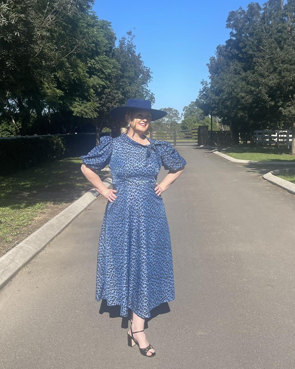 When the day calks for blue, you wear our MCD RTW 'Cheetah' dress. 

Milissa looking absolutely stunning for today's Australian Turf Club Queen Elizabeth Stakes Blue Race Day. 

Love receiving photos from my clients and bringing their MCD dresses to 