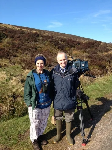Me with Midlands Today reporter Bob Hockenhull