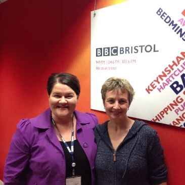 With Emma Britton from Radio Bristol