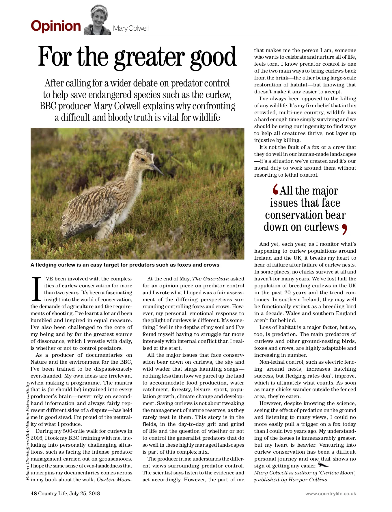 For the Greater Good