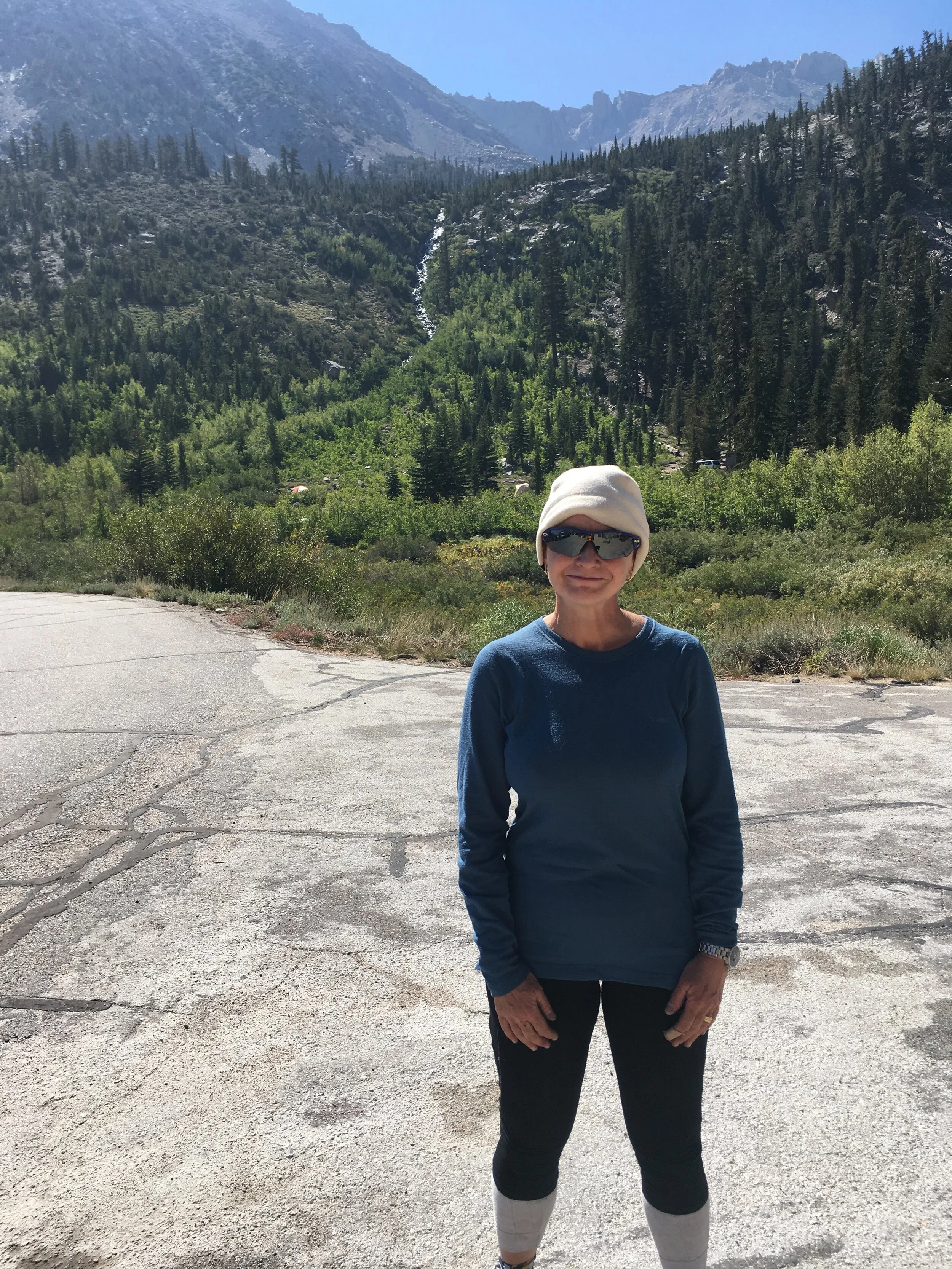 Collecting a resupply a few days from the end.