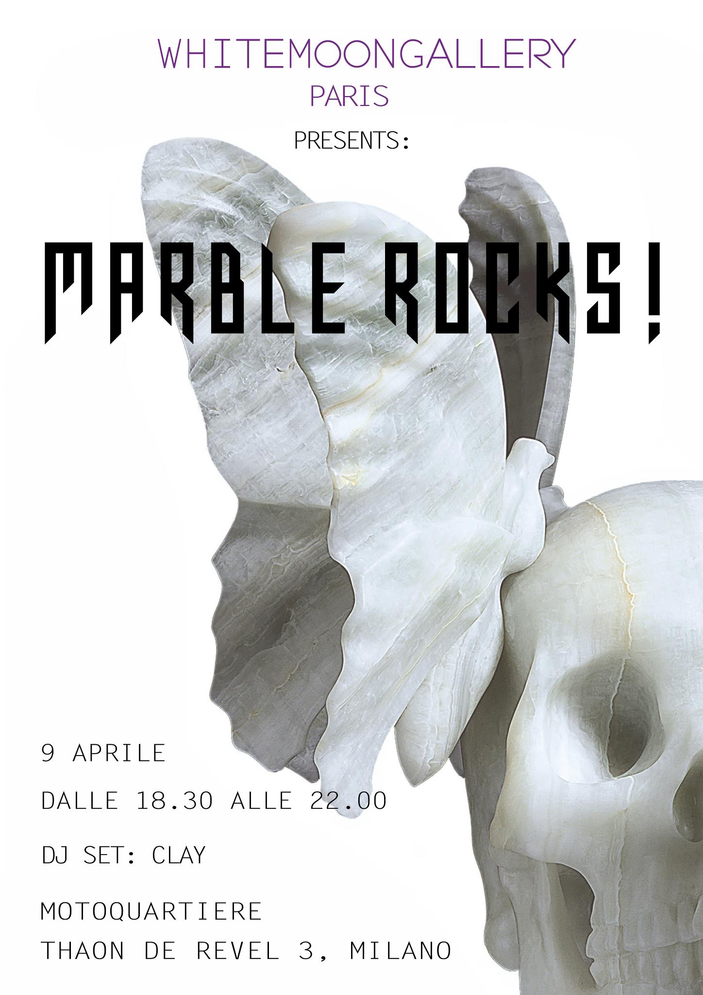 "Marble Rocks" by WhiteMoonGallery & Officine Mermaid