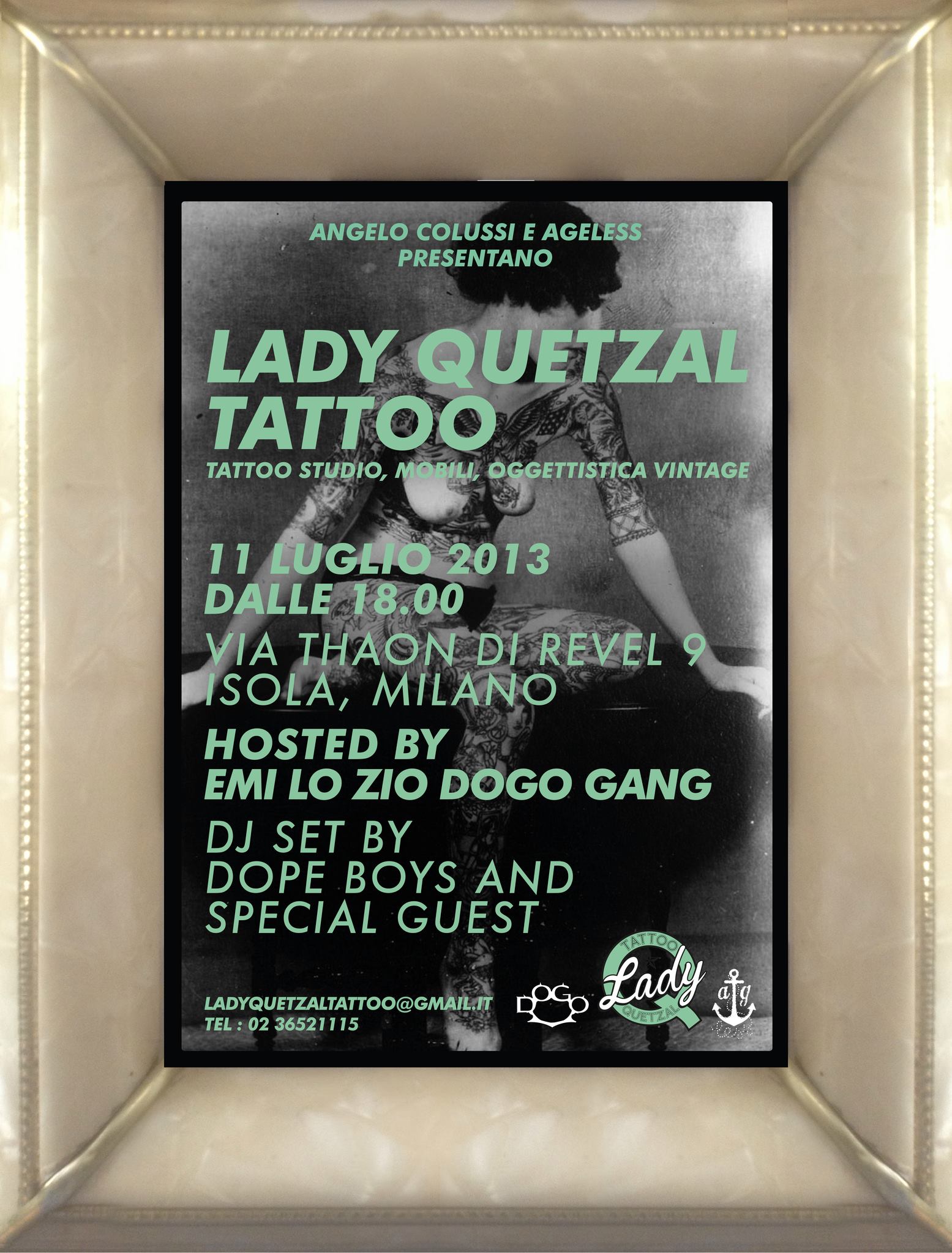 LUG LADY QUETZAL TATOO