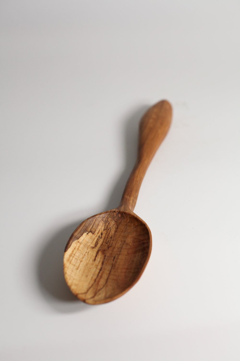 Hand Carved Cherry Tasting Spoons Cherry Wood Double-sided Spoons Soup  Cooking/tasting Spoons 