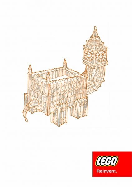 Lego 'Big Ben'