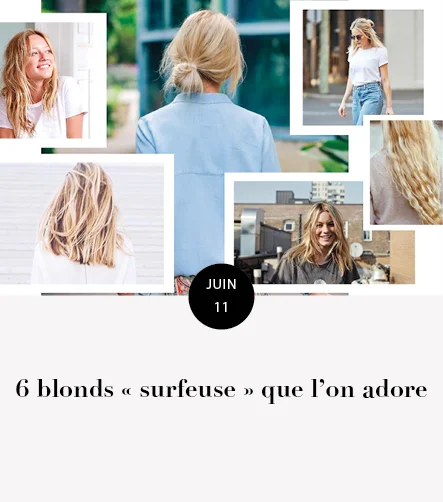 6 blonds surfeuse