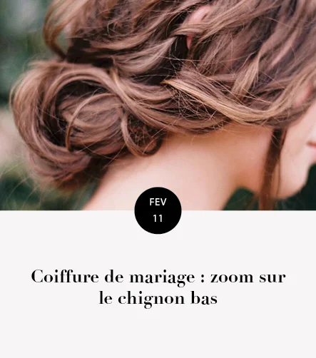 zoom chignon bas