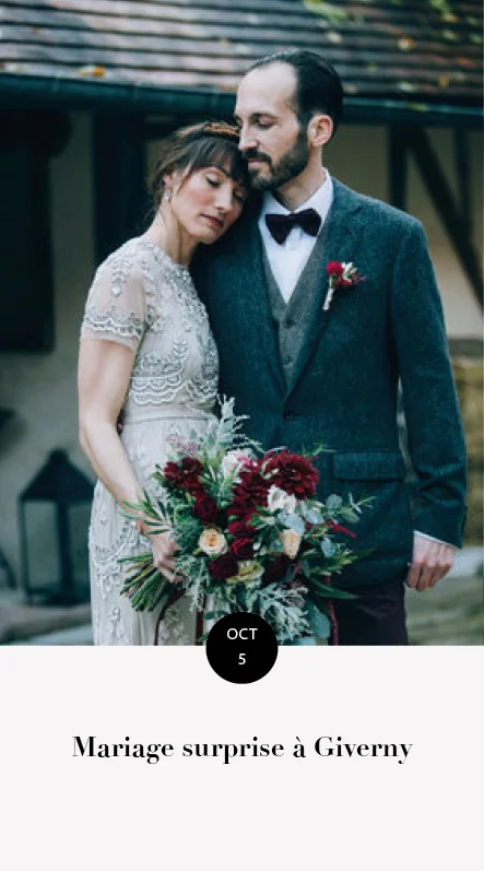 mariage surprise