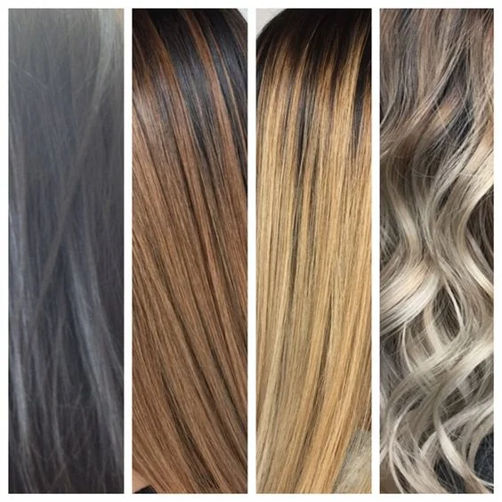 4 étapes d’éclaircissement pour passer de cheveux bruns colorés à un blond polaire Modern Salon Website