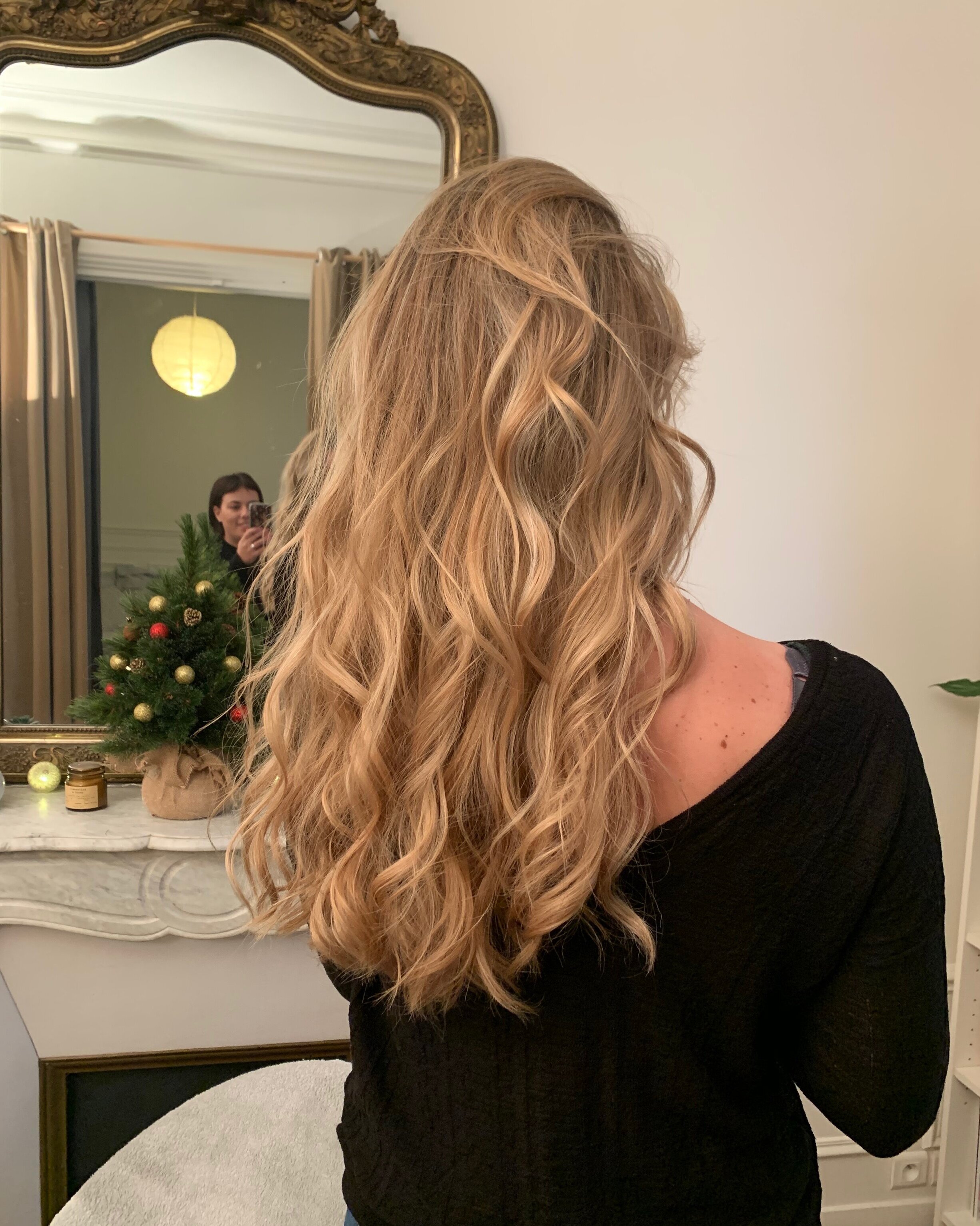 balayage blond avant apres