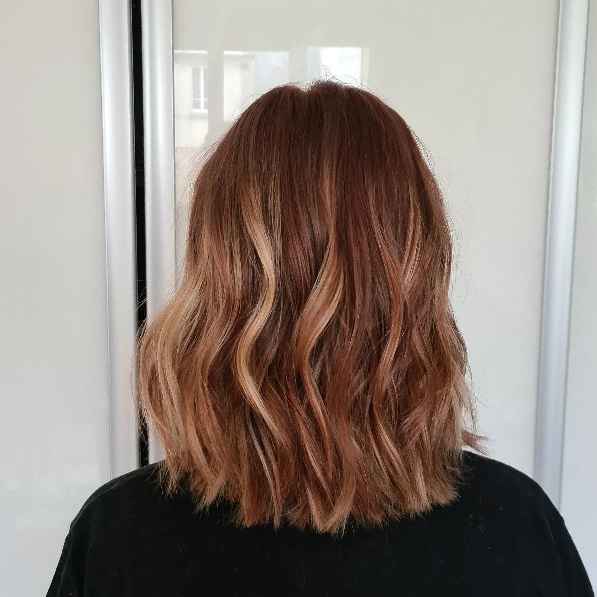 Balayage Roux Sur Cheveux Chatain