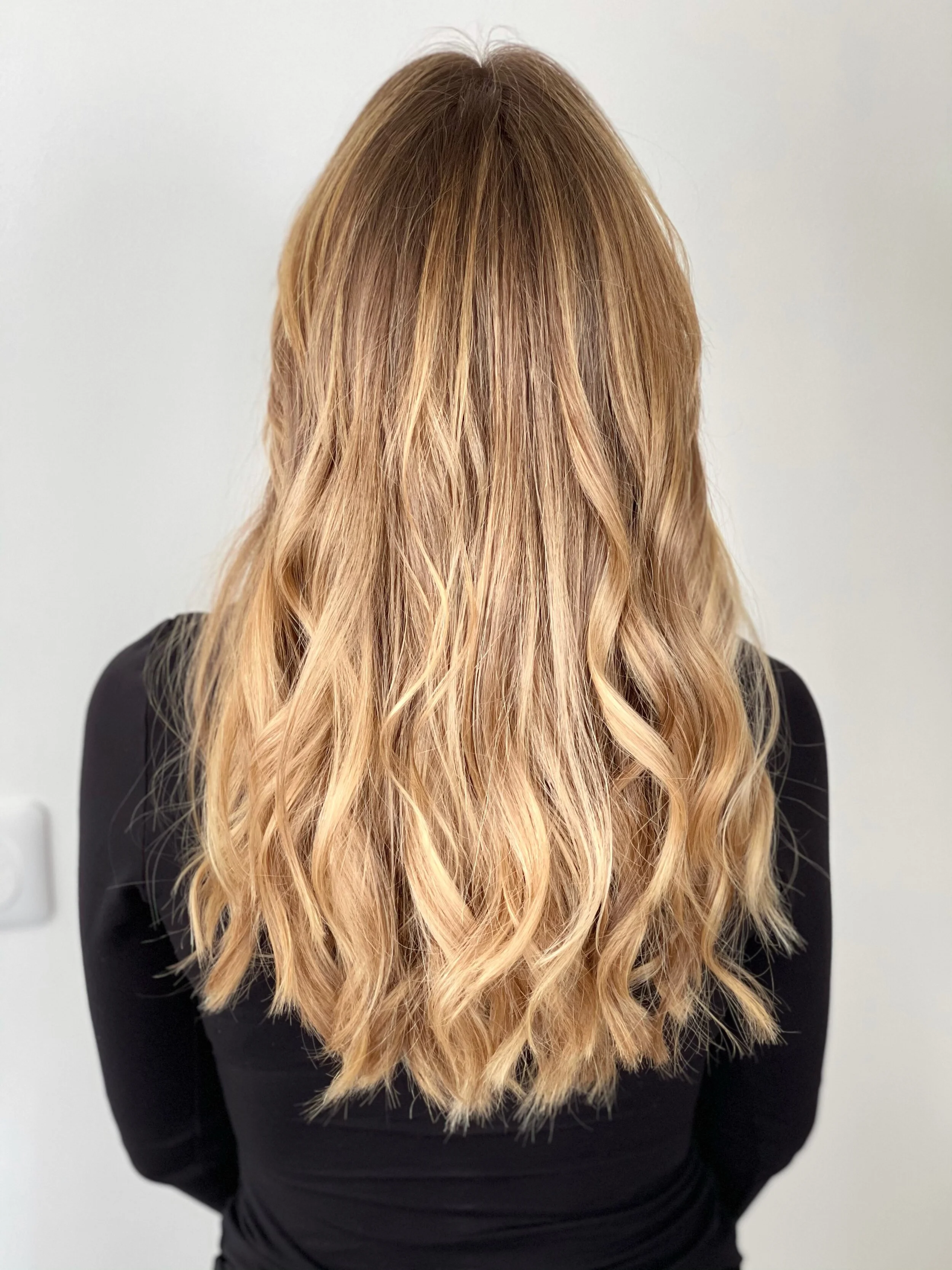 balayage naturel blond