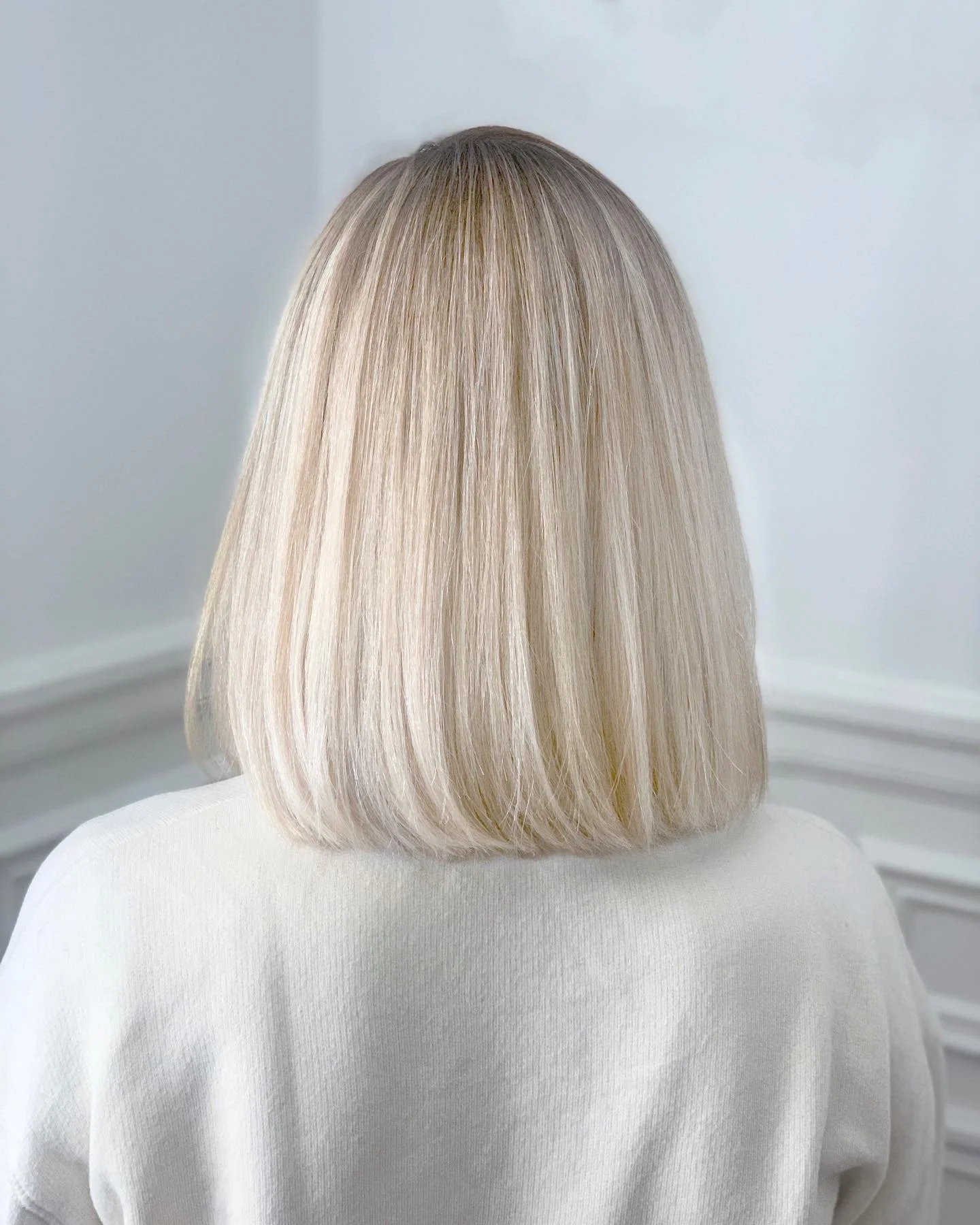 ombre hair blond polaire