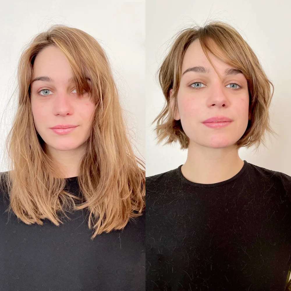 Frange Carré Wavy Cheveux Fins