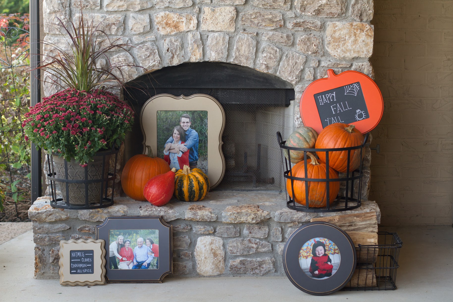  Fall decor at it's finest! 