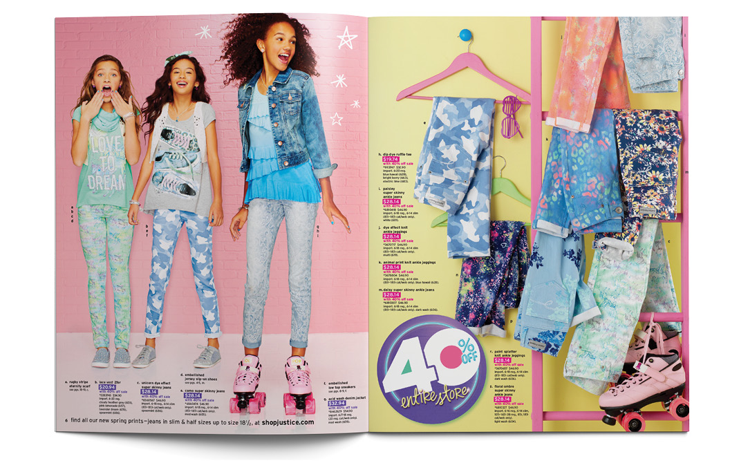 Justice Clothing Catalog