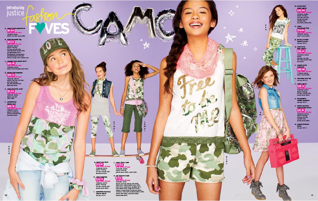 Justice Clothing Catalog